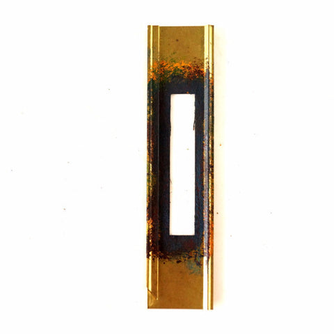 Vintage Brass Stencil Letter "I" Reese's Interlocking Stencils, 4" tall (c.1950s) - thirdshift