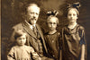 Antique Photograph of Grandfather and 3 Granddaughters (c.1900s) Otto A. Gericke - thirdshift
