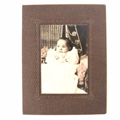 Antique Photograph of a Baby Girl (c.1800s) Lillian Esther Jones from Elk River MN - thirdshift