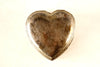 Vintage Heart Shaped Trinket Box, Silverplate Metal (c.1950s) - thirdshift