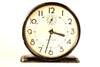 Vintage Westclox Alarm Clock in Black and Ivory (c.1943) - thirdshift