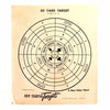Vintage 5 Shot Poker Hand Paper Shooting Target (c.1950s) - thirdshift