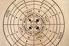 Vintage 5 Shot Poker Hand Paper Shooting Target (c.1950s) - thirdshift