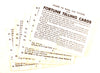 Vintage Fortune Telling Cards, Complete Set of 36 cards in Original Box by Whitman (c.1940) - thirdshift