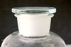 Vintage Glass Apothecary Jar with Glass Stopper, Large 12" tall (c.1950s) - Science Pharmacy Jar - thirdshift
