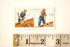 Vintage "Household Hints" Cigarette Card #44 "Making a Concrete Wall" (c.1936) - thirdshift