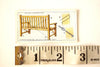 Vintage "Household Hints" Cigarette Card #17 "Strenghtening an Old Garden Seat" (c.1936) - thirdshift