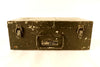 Vintage Black Metal Suitcase with Handle and Heavy Duty Spring Latches (c.1950s) - thirdshift