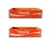 Vintage Coca-Cola Wooden Beverage Crate #77, Coke Crate in Red and White (c.1977) - thirdshift