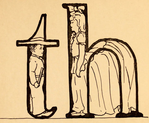Vintage "TH" Phonics Flashcard (c.1941) - thirdshift