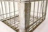 Vintage Metal Dairy Crate / Wire Milk Crate Bottle Basket "EWALD BROS, MINNEAPOLIS" (c1968) - thirdshift