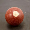 Vintage / Antique Clay Billiard Ball Burgundy Number 7, Standard Pool Ball Size (c.1910s) - thirdshift