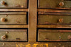 Vintage Industrial Heiz & Heiz No. 6 E Handy Build-Up Cabinet Hardware Bin with 6 Drawers (c.1920s) - thirdshift