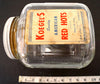 Vintage Koegel Meats American Red Hots Anchor Hocking Jar with Label, Lid (c.1930s) - thirdshift