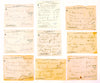 Vintage / Antique Handwritten Medical Prescriptions, Set of 9 Slips (c.1900s) N3 - thirdshift
