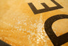 Vintage Metal "Dead End" Sign in Yellow and Black, 30" square (c.1970s) - thirdshift