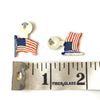 Vintage American Flag Collar Pins, American Legion, Set of 12 (1970s) - thirdshift
