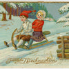 Digital Download "Frohliche Weihnachten" Christmas Postcard (c.1913) - Instant Download Printable - thirdshift