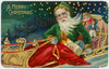Digital Download "A Merry Christmas" Christmas Postcard (c.1911) - Instant Download Printable - thirdshift