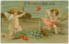 Digital Download "A Message of True Love" Valentine's Day Postcard (c.1910) - Instant Download Printable - thirdshift