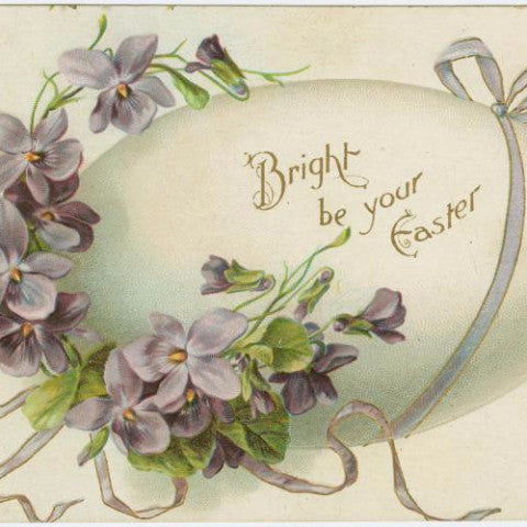 Digital Download "Bright Be Your Easter" Easter Postcard (c.1909) - Instant Download Printable - thirdshift