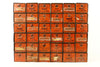 Vintage Dorman Parts Drawer Hardware Bin with 36 Drawers in Rustic Orange (c.1950s) - thirdshift