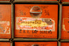 Vintage Dorman Parts Drawer Hardware Bin with 36 Drawers in Rustic Orange (c.1950s) - thirdshift