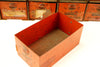 Vintage Dorman Parts Drawer Hardware Bin with 36 Drawers in Rustic Orange (c.1950s) - thirdshift