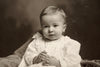 Antique Photograph Cabinet Card of Baby from Pontiac Illinois (c.1890s) - thirdshift