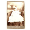 Antique Photograph Cabinet Card of Baby from Saunemin Illinois (c.1890s) - thirdshift