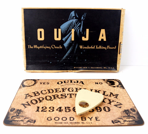 Vintage Original Ouija Board by William Fuld (c.1930-40s) N1 - thirdshift