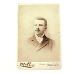 Antique Photograph Cabinet Card of Harry Shiffer from PA (c.1880s) - thirdshift