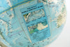 Vintage Rand McNally World Globe with Bright Blue Oceans, 12" diameter (c.1980s) - thirdshift