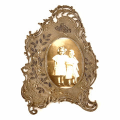 Vintage Ornate Picture Frame with Butterflies and Flowers, Very Detailed (c.1940s) - thirdshift