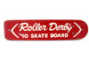 Vintage Roller Derby Wood Skateboard with Steel Wheels (c.1950s) - thirdshift