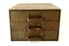 Vintage Industrial Hardware Cabinet Parts Bin with 3 Drawers  (c.1940s) - thirdshift