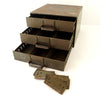 Vintage Industrial Hardware Cabinet Parts Bin with 3 Drawers  (c.1940s) - thirdshift