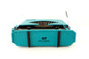 Vintage Smith Corona Karmann Ghia Super G Portable Typewriter (c.1970s) Turquoise - thirdshift