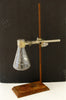 Vintage Industrial Cast Iron Lab Stand with Clamps & Flask (c.1950s) N1 - thirdshift