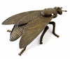Vintage Brass Fly Ashtray / Trinket Box with Pivoting Wings, Made in Italy (c.1930s) - thirdshift