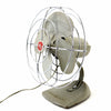 Vintage Industrial Open Cage Oscillating Fan by General Electric (c.1950s) - thirdshift