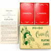 Vintage Po-Do Canasta Playing Cards Game (c.1950s) - thirdshift