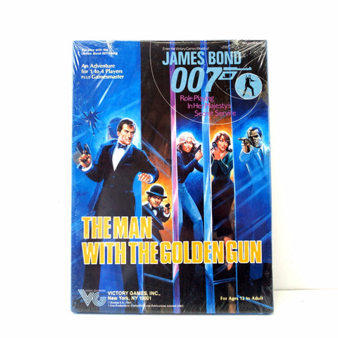 Vintage James Bond The Man With the Golden Gun Adventure Game, in Original Box (c.1985) - thirdshift