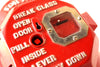 Vintage Cast Iron Fire Alarm Call Box in Bright Red (c.1960s) - thirdshift