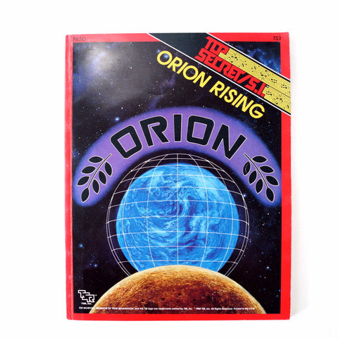 Vintage Top Secret / S.I. "Orion Rising" Role Playing Book by TSR, Inc. (1980s) - thirdshift