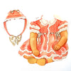 Vintage Paper Baby Doll "Sue" with Clothing, 21 pieces (c.1940s) - thirdshift
