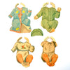 Vintage Paper Baby Doll "Tommy" with Clothing, 14 pieces (c.1940s) - thirdshift