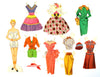 Vintage Paper Doll "Judy" with Clothing, 11 pieces (c.1940s) - thirdshift