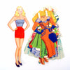 Vintage Paper Doll "Mary" with Clothing, 34 pieces (c.1940s) - thirdshift