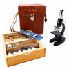 Vintage Microscope Kit by Sans & Streiffe, 500x Zoom (c.1950s) - thirdshift